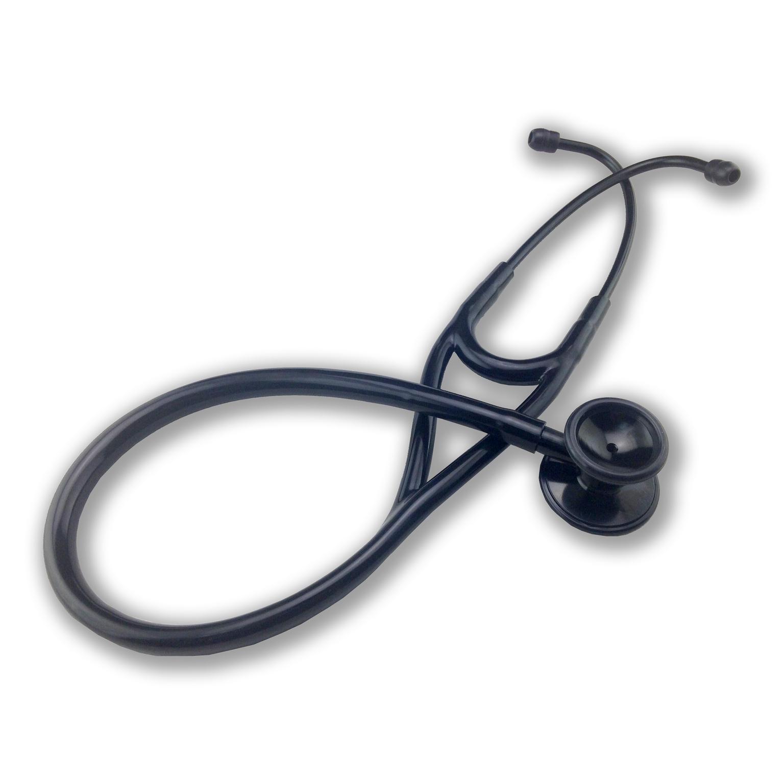 #01-0501BE  Cardiology Stethoscope, Black Edition