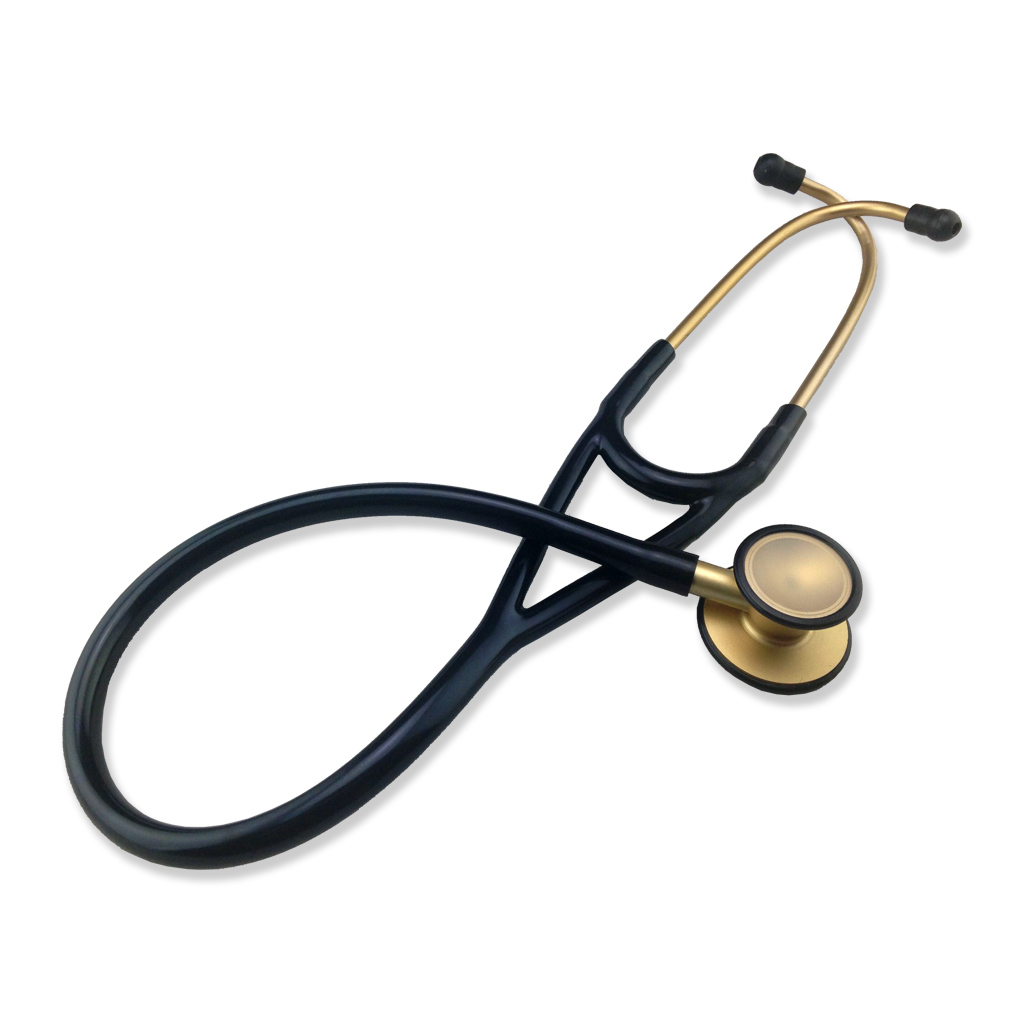 #01-0511G Stainless Steel Cardiology A2 Stethoscope,Golden