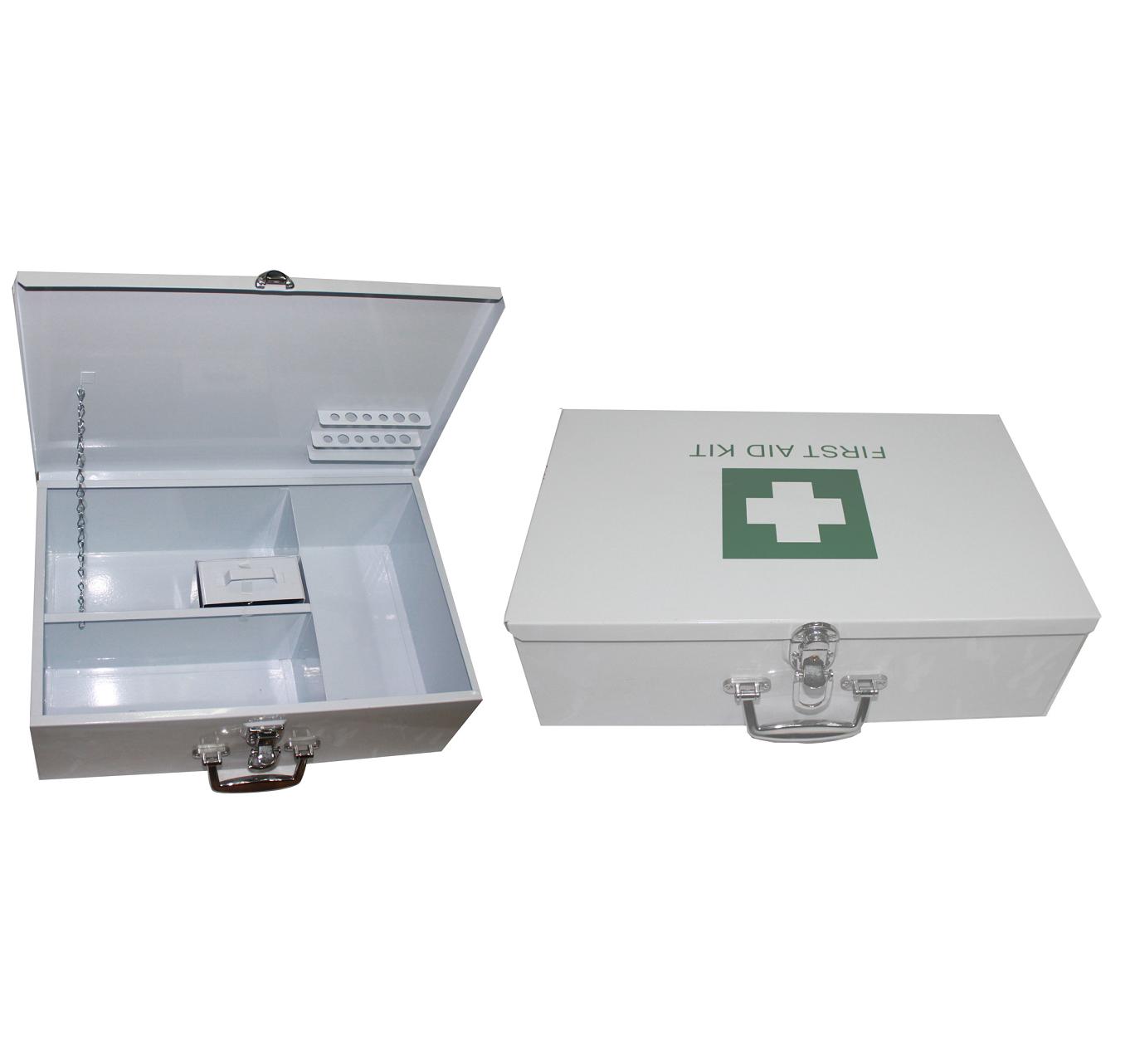  #40-1250 Metal First Aid Box ,50 units