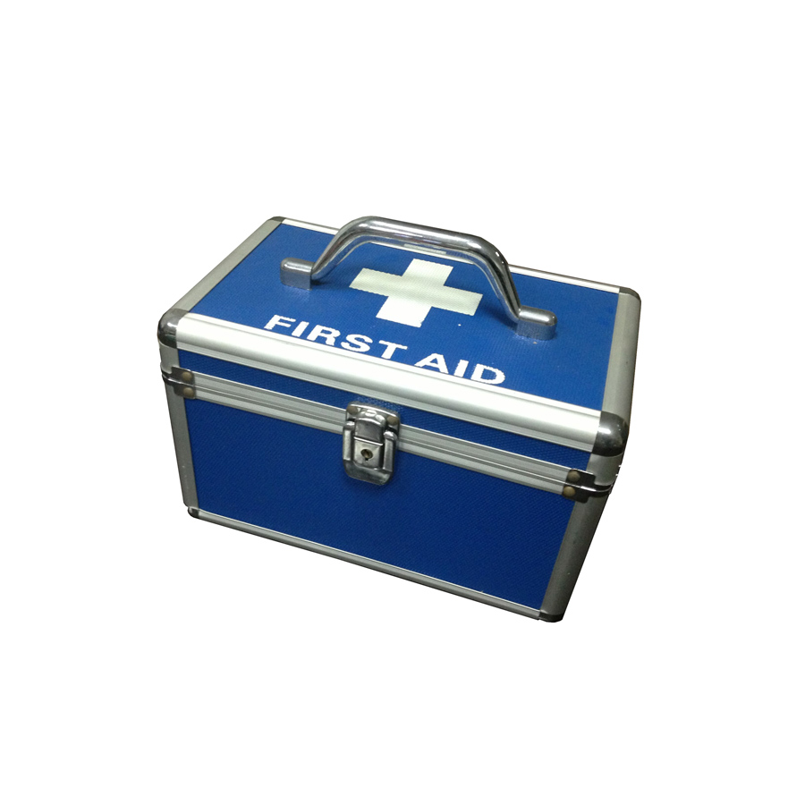#42-1110  Aluminum First Aid Box 10”